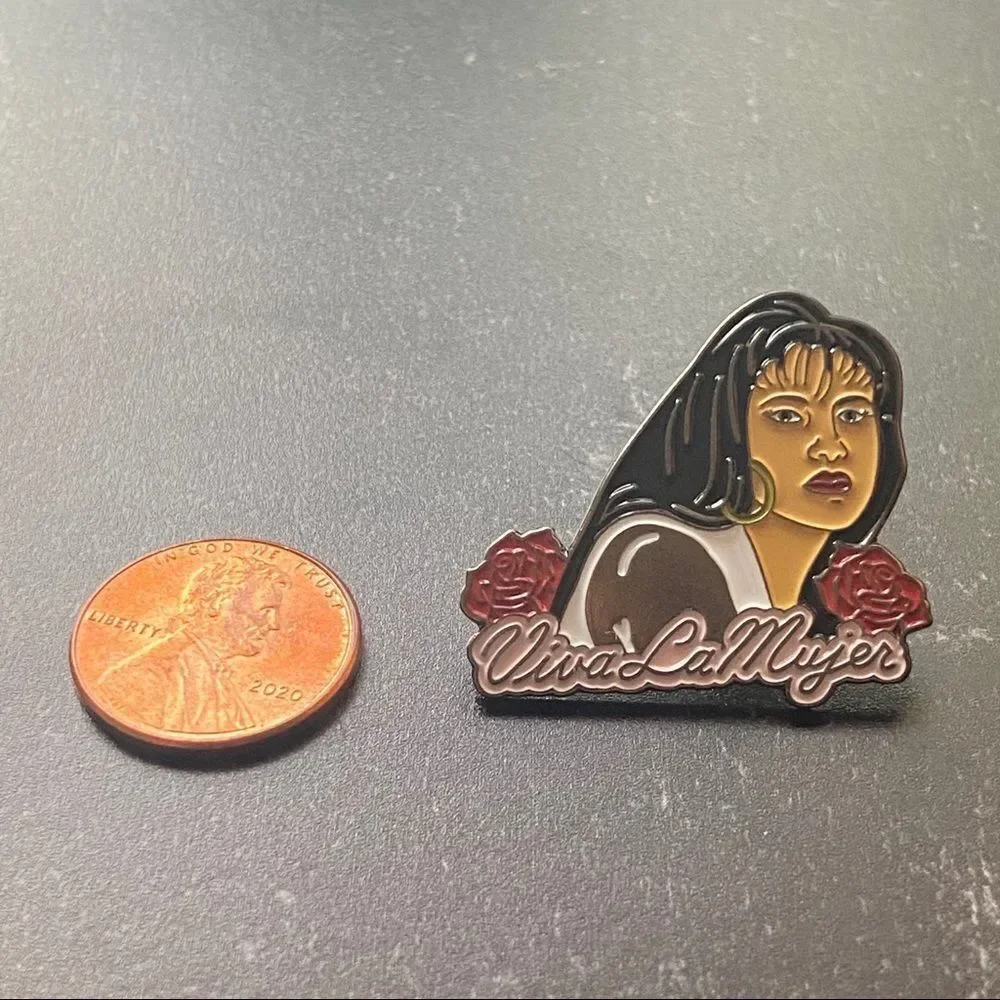 Selena Enamel Pin/ Brooch
